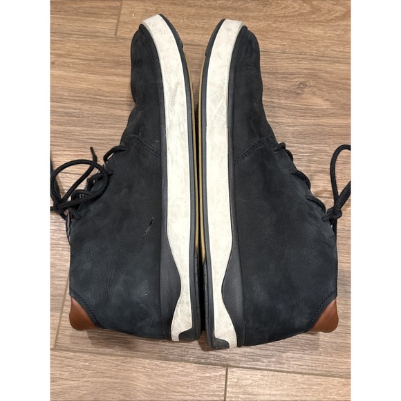 OluKai Papaku 'Ili mens Black Leather Chukka Boots Size 13 , EU 46, Classic, EUC - Picture 11 of 13